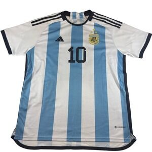 ADIDAS Argentina Soccer Jersey Lionel Messi 10 Adidas AEROREADY Men's XL